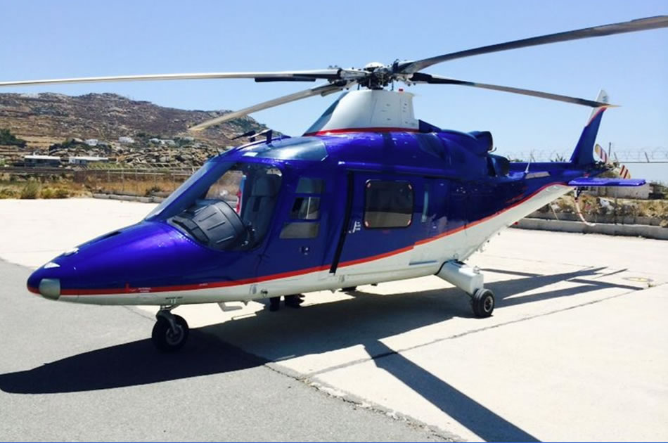 Helicopter charter Greece