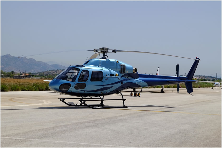 Helicopter charter Greece