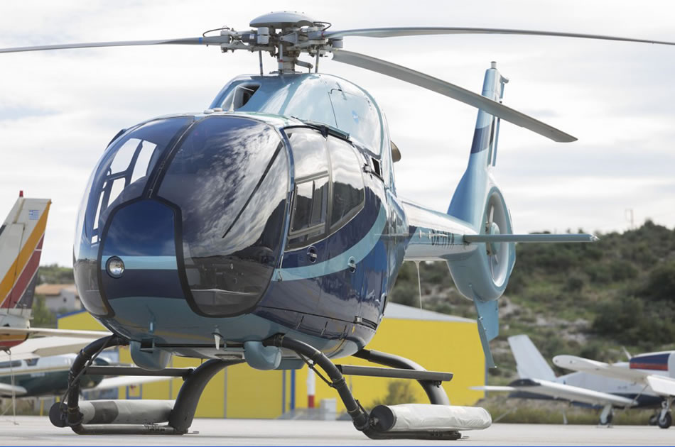 Helicopter charter Greece