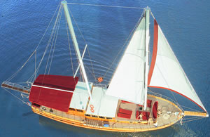 Gulet KRILA 7 motor sailing yacht charter Croatia