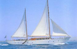 GOLDEN PROMISE crewed motorsailer yacht charter Greece