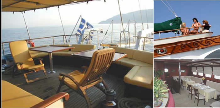 ODYSSEY motor sailer charter Greece
