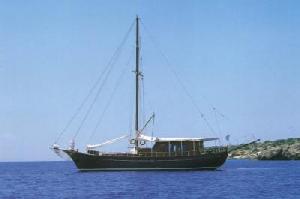 SALLY crewed motor sailer yacht charter Greece