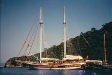 BAHABEY Crewed Turkish Motorsailer Yacht Charter Turkey Greek Islands Sailing Holidays