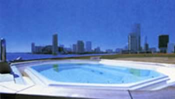SAVARONA Mega Yacht Charter Greece the swimming pool