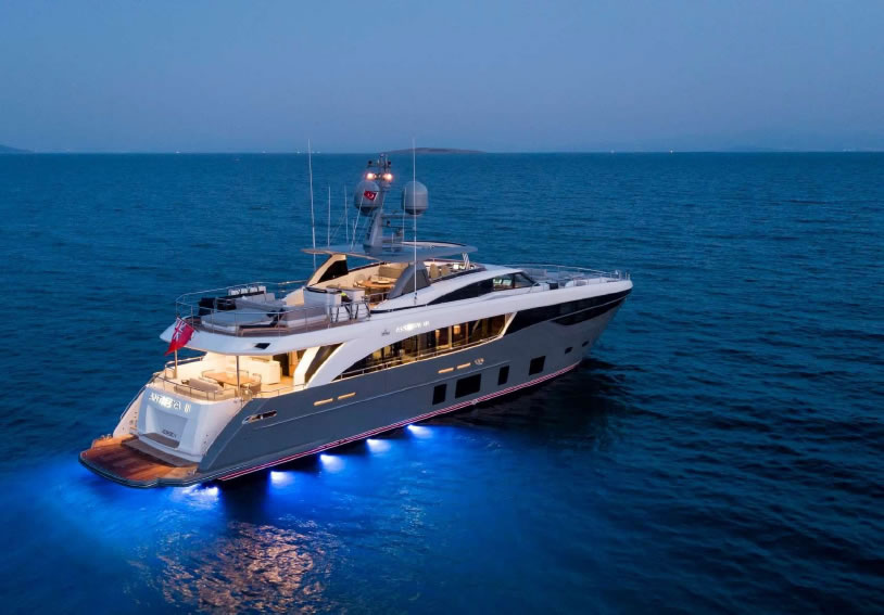 Luxury motor yacht charter Greece ANTHEYA III