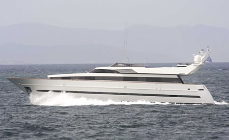 M/Y ASTIR Akhir Cantieri di Pisa 110 feet Luxury Crewed Motor Yacht Charter Greece