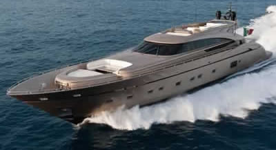 AB 116 superyacht M/Y Blue Force One 119 feet luxury crewed motor yacht charter Greece West Mediterranean