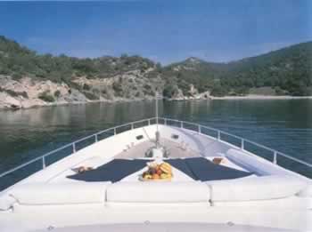 HARAMA II Esterel 102 feet luxury crewed motor yacht charter Greece