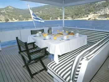HARAMA II Esterel 102 feet luxury crewed motor yacht charter Greece