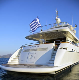 Motor yacht "HELIOS" charter Greece July 7 to 17