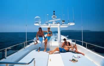 Ferretti Naveta 100 100 feet luxury crewed motor yacht charter Greece