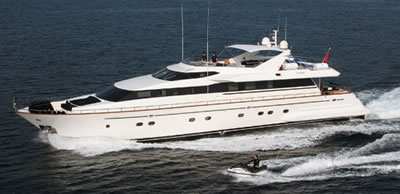 M/Y FALCON 30 100 feet motor yacht charter Greece