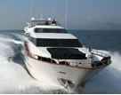 M/Y FALCON 30 100 feet motor yacht charter Greece