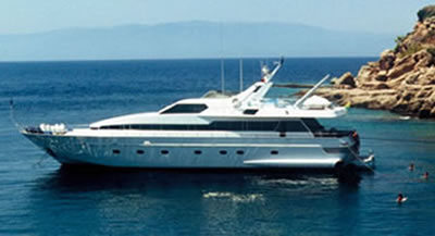 M/Y MY WAY Admiral 96 feet luxury crewed motor yacht charter Greece