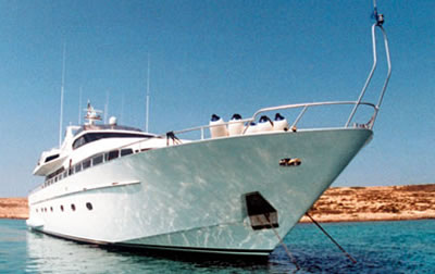 M/Y MY WAY Admiral 96 feet luxury crewed motor yacht charter Greece