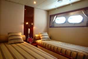 M/Y NITTA V 93 feet luxury crewed motor yacht charter Greece accommodating 10 guests in 5 cabins