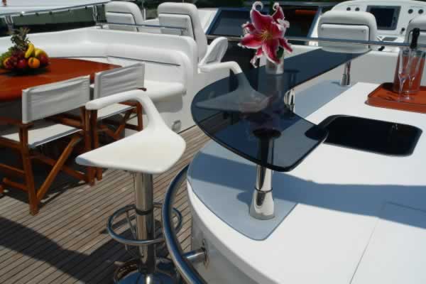 M/Y NITTA V 93 feet luxury crewed motor yacht charter Greece accommodating 10 guests in 5 cabins