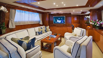 M/Y OBSESSION FALCON 102 feet luxury crewed motor yacht charter Greece