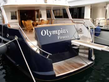 OLYMPIAS 102 feet luxury crewed motor yacht charter Greece