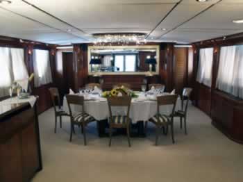 OLYMPIAS 102 feet luxury crewed motor yacht charter Greece