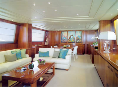 OURANOS Falcon 30 100 feet luxury crewed motor yacht charter Greece