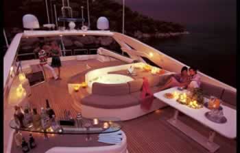 PANDORA Ferretti 112 feet luxury crewed motor yacht charter Greece