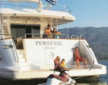 PERSEUS FALCON 100 feet luxury crewed motor yacht charter Greece