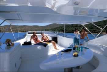 M/Y FALCON 114 feet luxury crewed motor yacht charter Greece