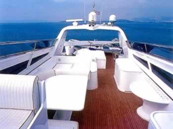 M/Y TECNOMARINE 29 meter 95 feet luxury crewed motor yacht charter Greece