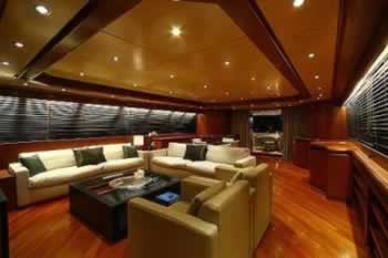 M/Y Admiral 108 feet luxury crewed motor yacht charter Greece