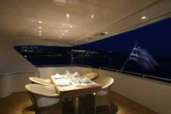 M/Y Admiral 108 feet luxury crewed motor yacht charter Greece