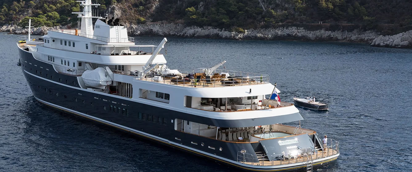 LEGENT (ex GIANT) crewed mega yacht charter Greece