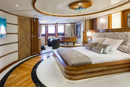 LEGEND
 (ex GIANT) crewed mega yacht charter Greece