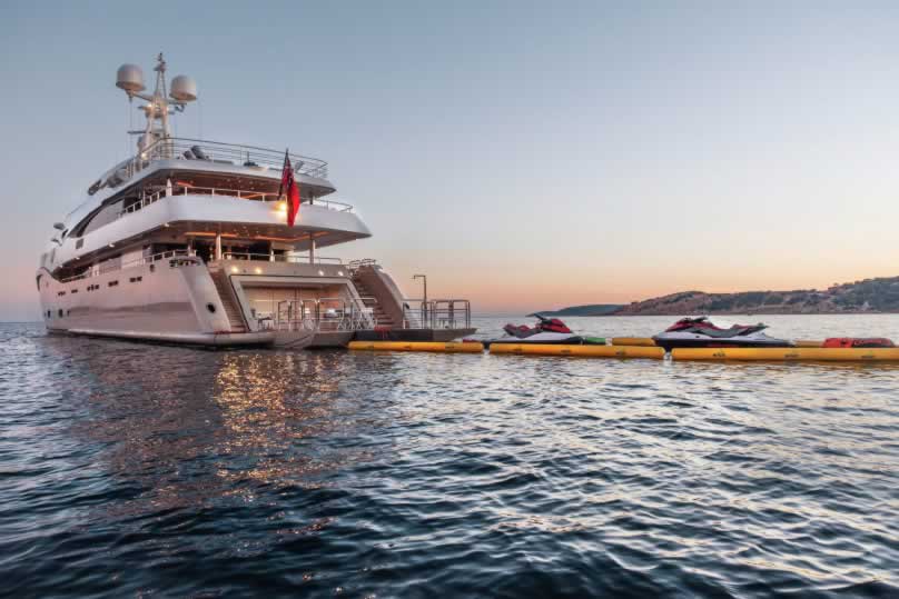 LIGHT HOLIC crewed luxury mega yacht charter Greece for sailing holidays