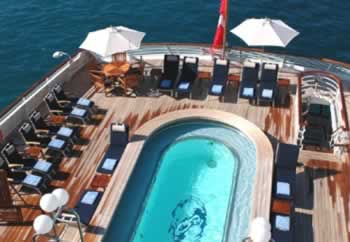 Sea Dream mega motor yacht charter Greece