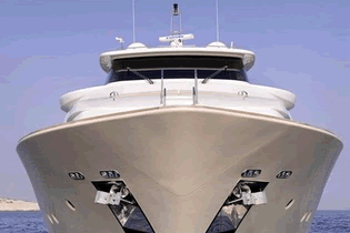 DANA Ferretti 85 feet motor yacht charter Greece