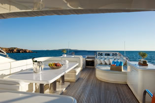 DILIAS Posillipo 80 motor yacht charter Greece