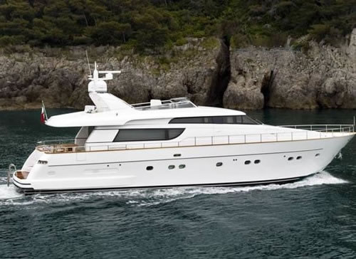 DREAM SANLORENZO 77 motor yacht charter Greece