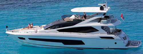 FINEZZA Sunseeker 75 motor yacht charter Greece