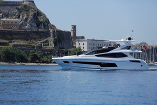 FINEZZA Sunseeker 75 motor yacht charter Greece