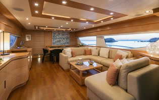 MYTHOS Posillipo 85 feet luxury crewed motor yacht charter Greece