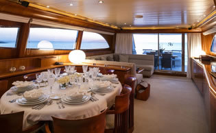 Motor yacht PARCIFAL Canados 86 feet yacht charter Greece