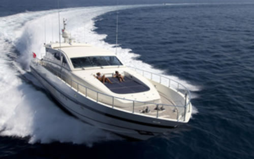 Motor yacht ROMACRIS II Leopard Arno 88.7 luxury crewed motor yacht charter Greece