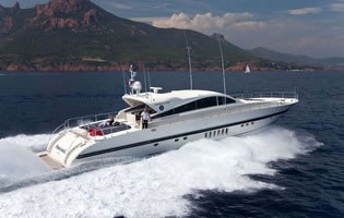 Motor yacht ROMACRIS II Leopard Arno 88.7 luxury crewed motor yacht charter Greece