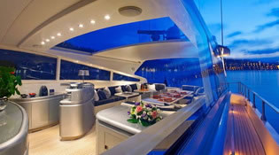 Motor yacht ROMACRIS II Leopard Arno 88.7 luxury crewed motor yacht charter Greece