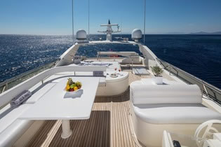 SEA DOG FERRETTI 80 motor yacht charter Greece