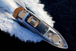 Motor yacht SOLARIS a Pershing 90 feet luxury crewed yacht charter Greece