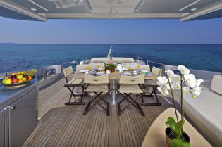 Motor yacht charter Greece THEA MALTA Azimut 86