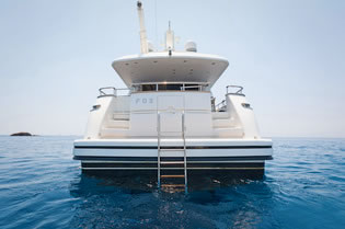 FOS SAN LORENZO 71 feet motor yacht charter Greece